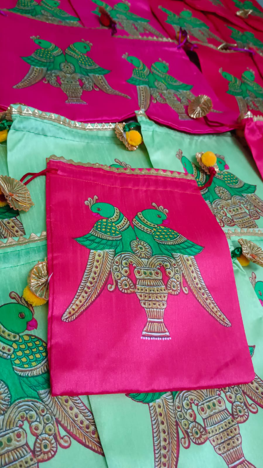 Pichwai Potli Pink
